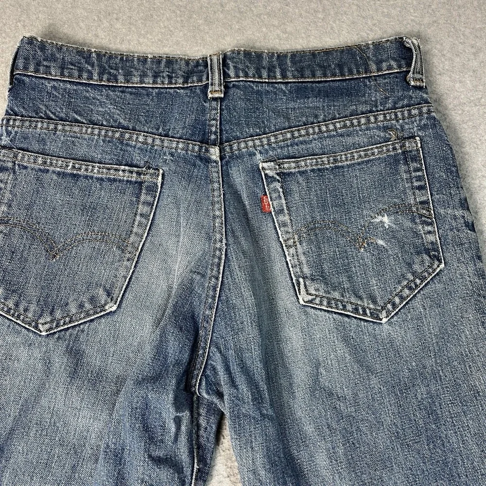 Vintage Levis Jeans Mens 31x26 Blue 517 Bootcut Western Cowboy 70s Talon Denim